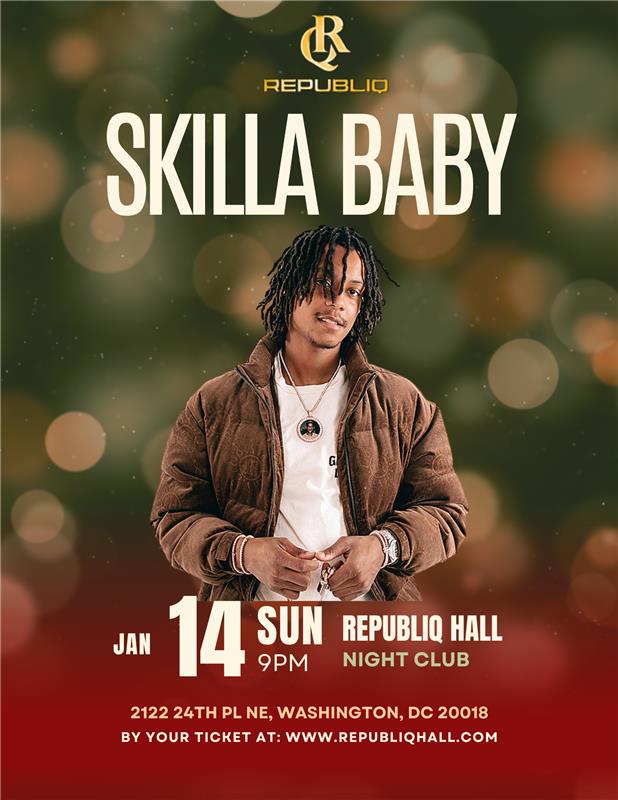 Skilla Baby + Friends Live Performance Republiq Hall